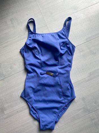 Maillot de bain 1 pièce bleu violet fantasie 90C