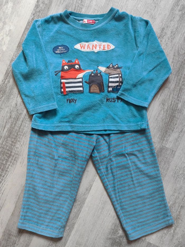 Pyjama velours doux 🦊 2A - photo numéro 3