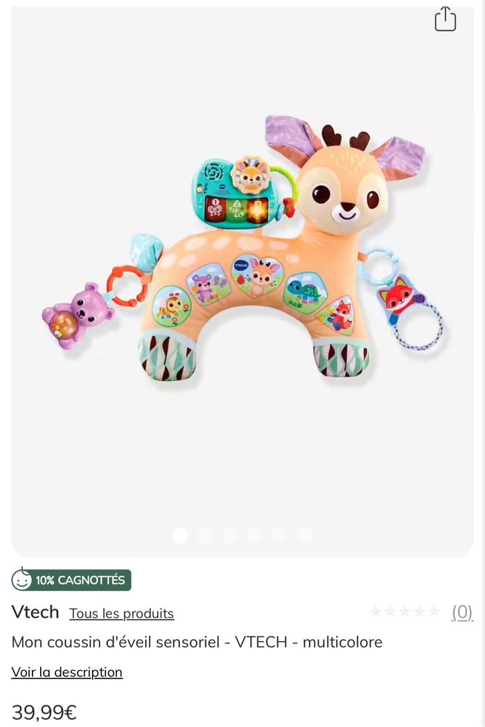 Coussin d’éveil Vtech
