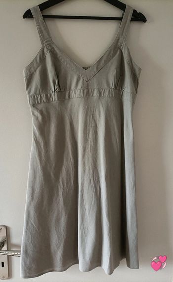 Robe à bretelles légère taupe Camaïeu T. 40