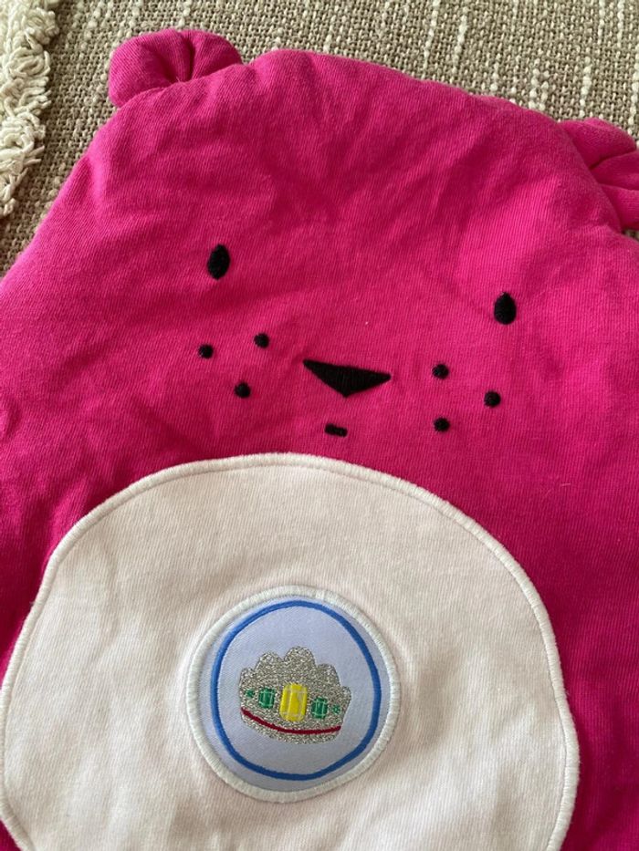 Range pyjama tissu 25cm Sergent Major ours rose écusson couronne parfait état - photo numéro 2