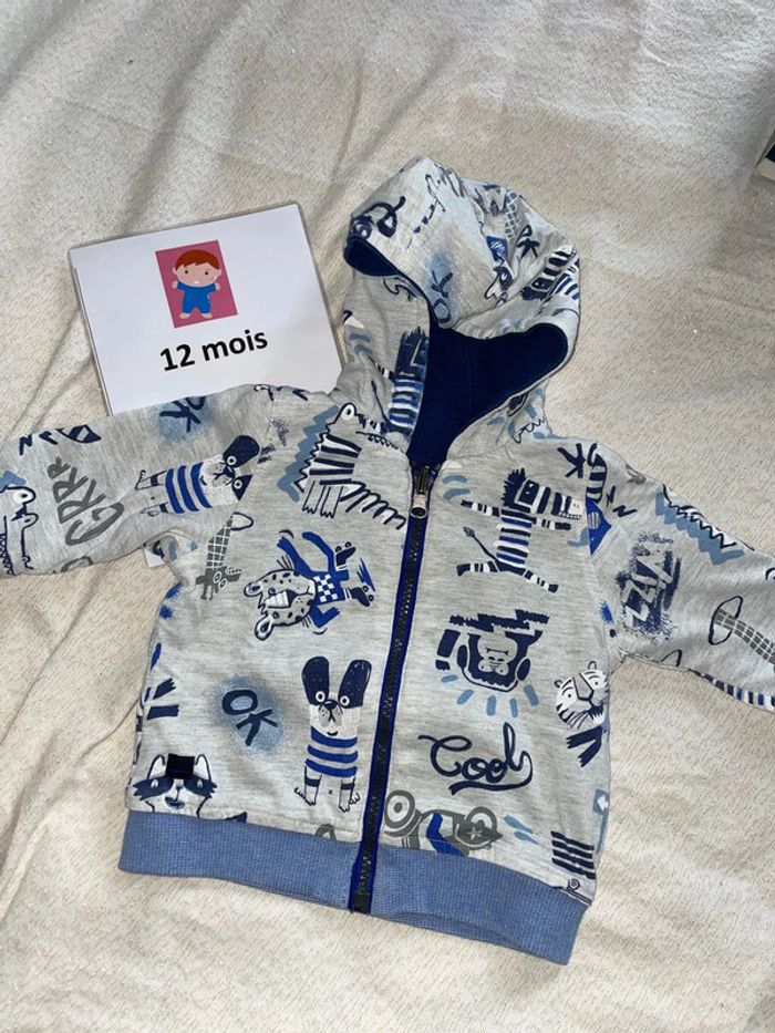 Gilet réversible catimini 12 mois