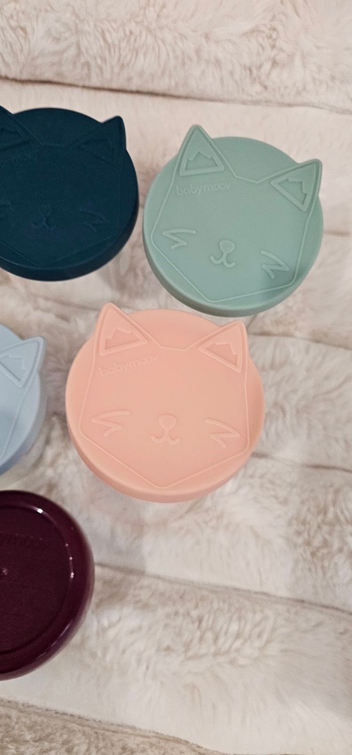 Lot de 9 pots en verre Babymoov excellent état - photo numéro 5