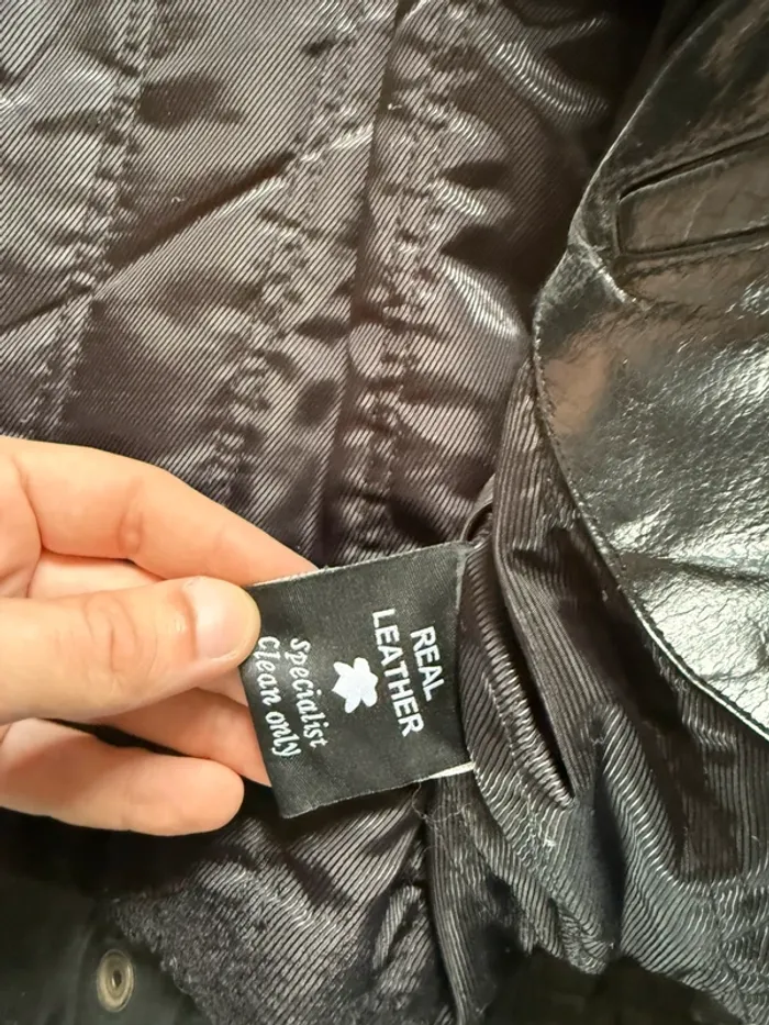 Veste en cuir noir Oryx - photo numéro 7