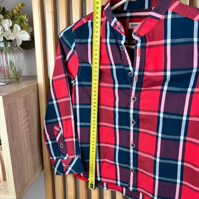 Jolie chemise garçon à carreaux rouge, 6 ans, orchestra - photo numéro 8
