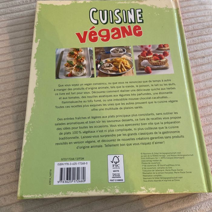 Livre de cuisine vegan - photo numéro 2