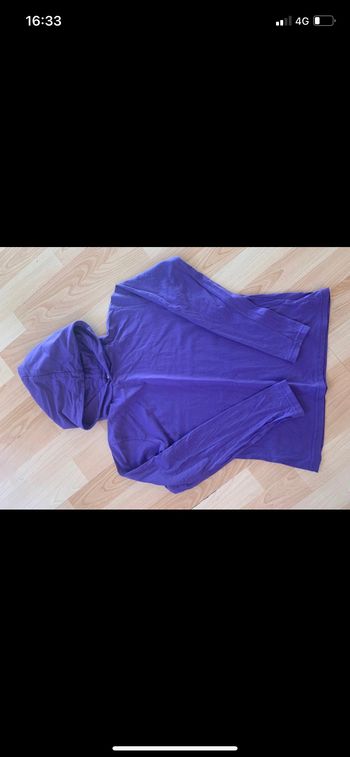 Te shirt ML violet 12 ans
