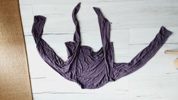 Vêtement femme gilet court violet Colline taille 36