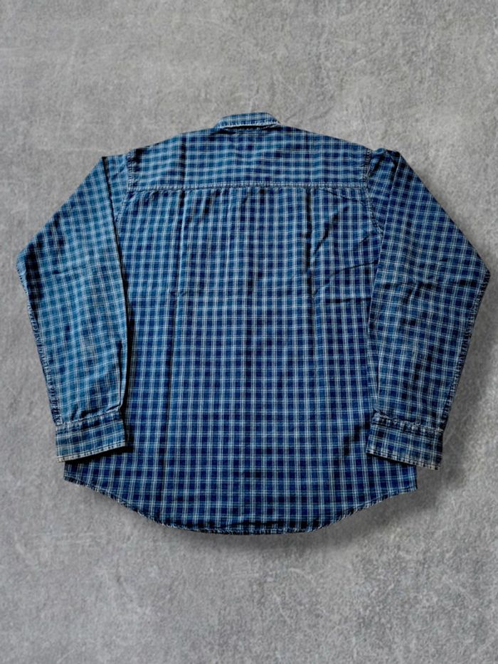 Chemise Levi's bleue à carreaux 100% coton - M - photo numéro 3
