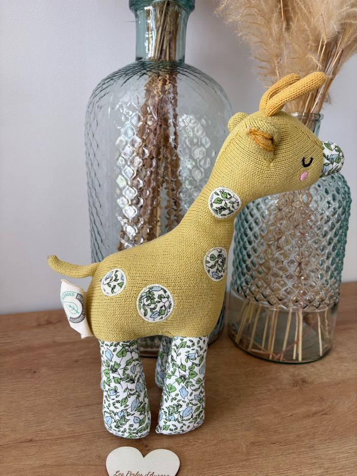 Girafe peluche bio - photo numéro 4
