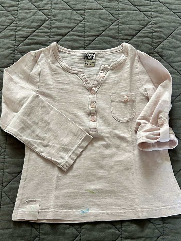 Lot de 8 t-shirts manches longues petite fille - photo numéro 4