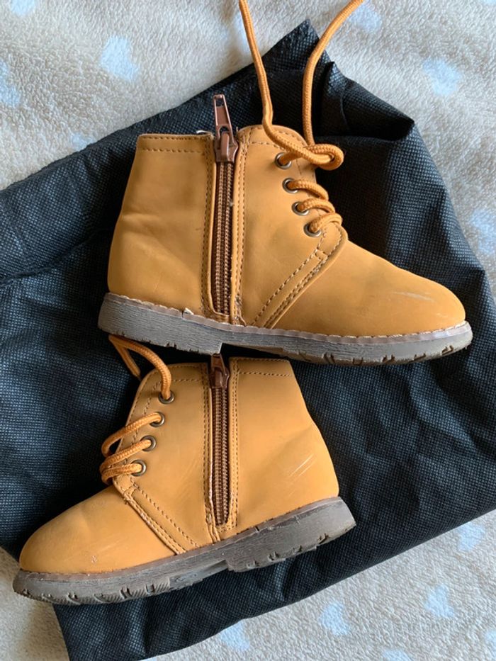 Bottines moutardes taille 27 - photo numéro 3