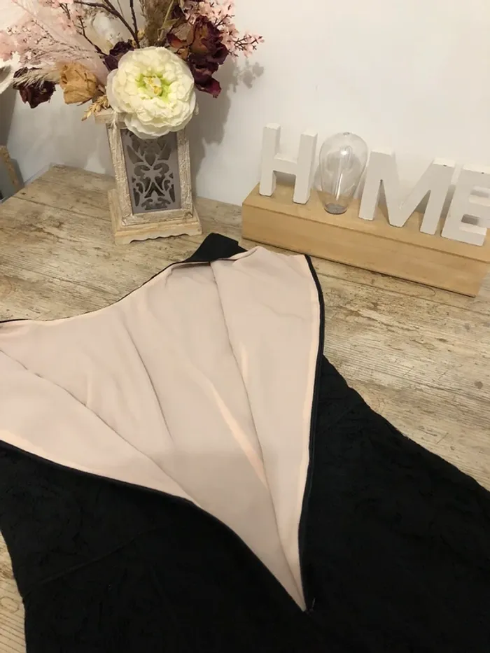 Robe chic noire en dentelle - photo numéro 6