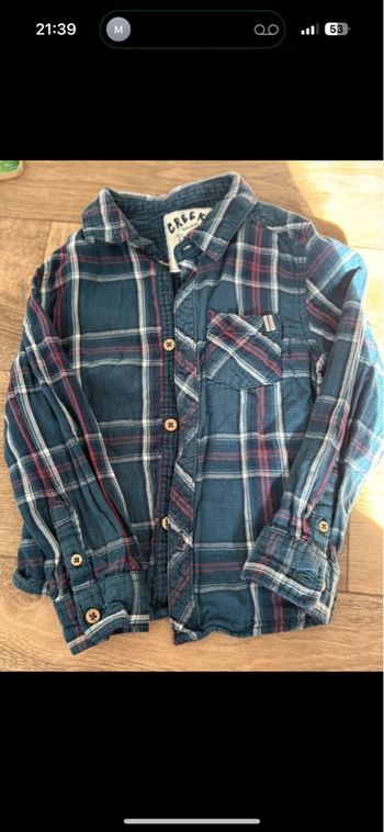 Chemise taille 5 ans