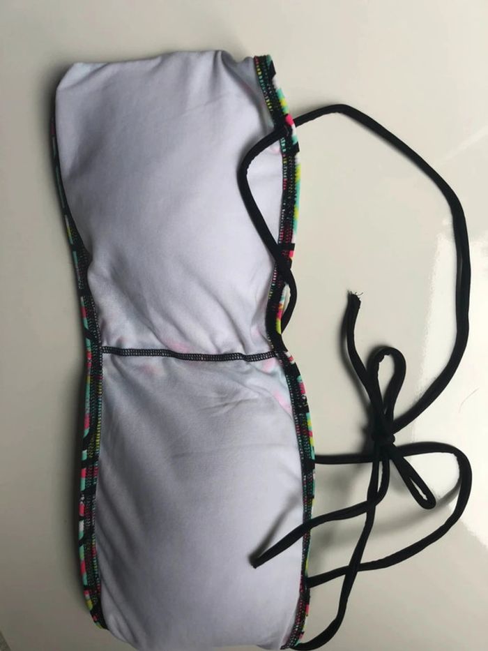 Sublime bikini olaian taille 46 95 D fR motifs feuilles multicolores très bon état - photo numéro 20