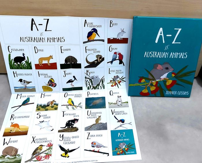 📚 Livre en anglais : A - Z of Australian animals + poster - photo numéro 3