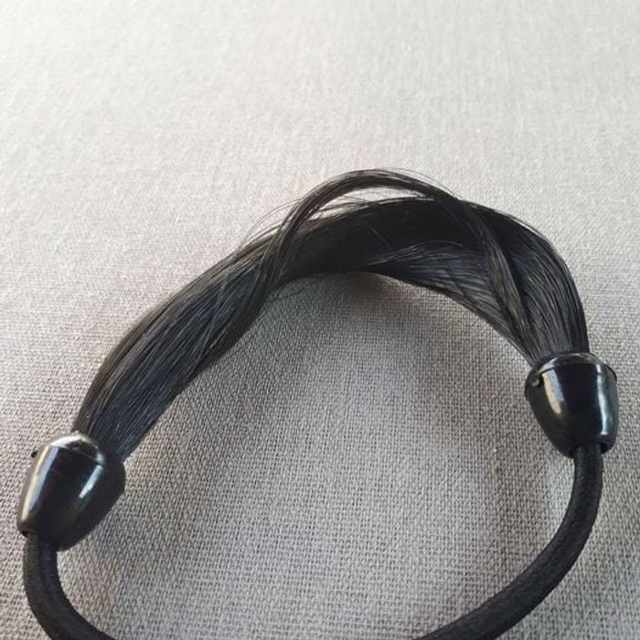 élastique avec faux cheveux - photo numéro 4