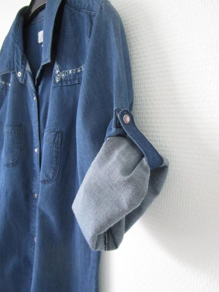 Chemise jean bleu Jac Jac 36 NEUVE - photo numéro 8