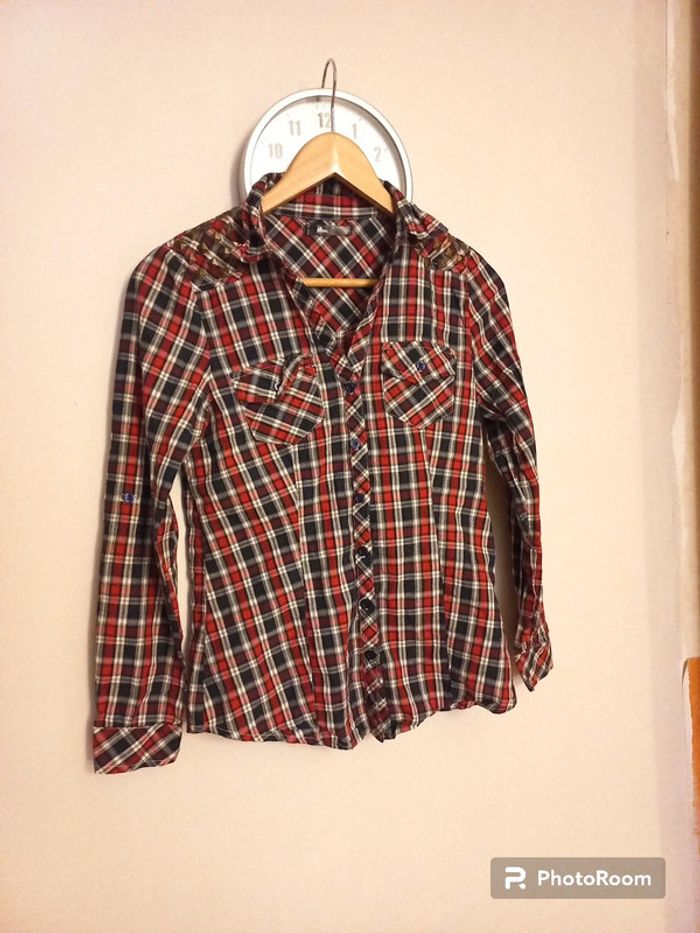 Chemise à carreaux rouges 🩷