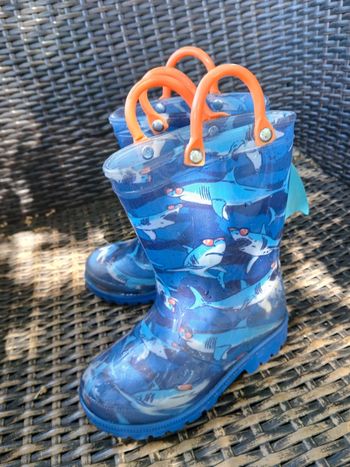 Bottes de pluie requin