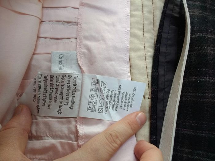 Jupe rose avec plis - photo numéro 2