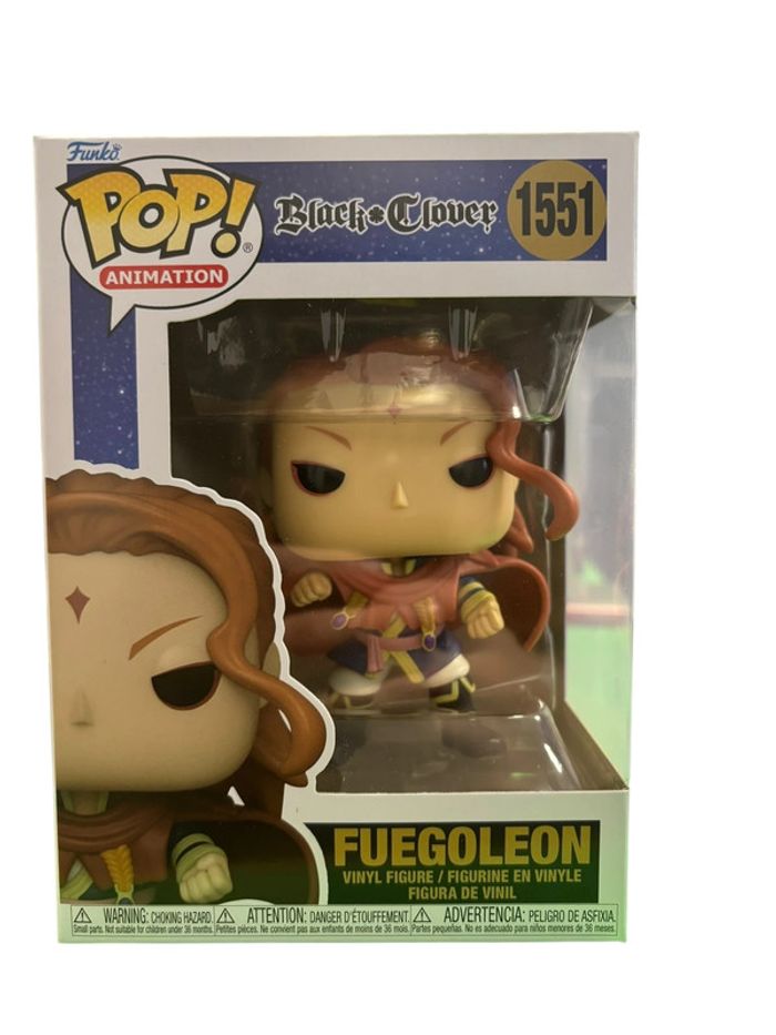 Figurine Funko Pop Black Clover Fuegoleon 1551 neuf