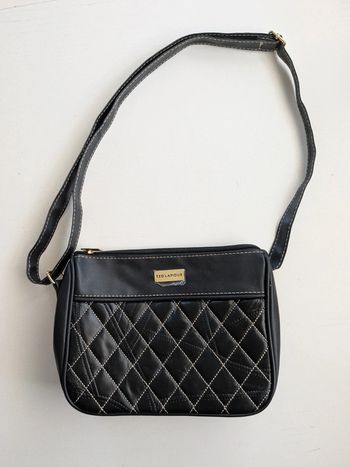 Sac bandoulière noir : Ted lapidus
