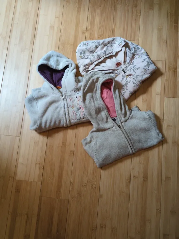 Lot pull/sweat/polaire