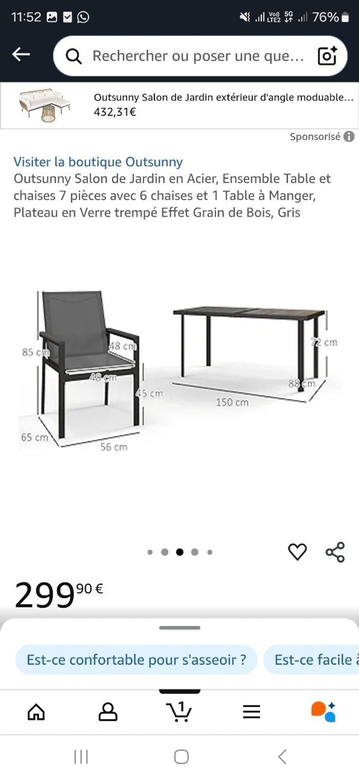 Salon de jardin