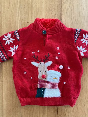 Pull de noël bébé