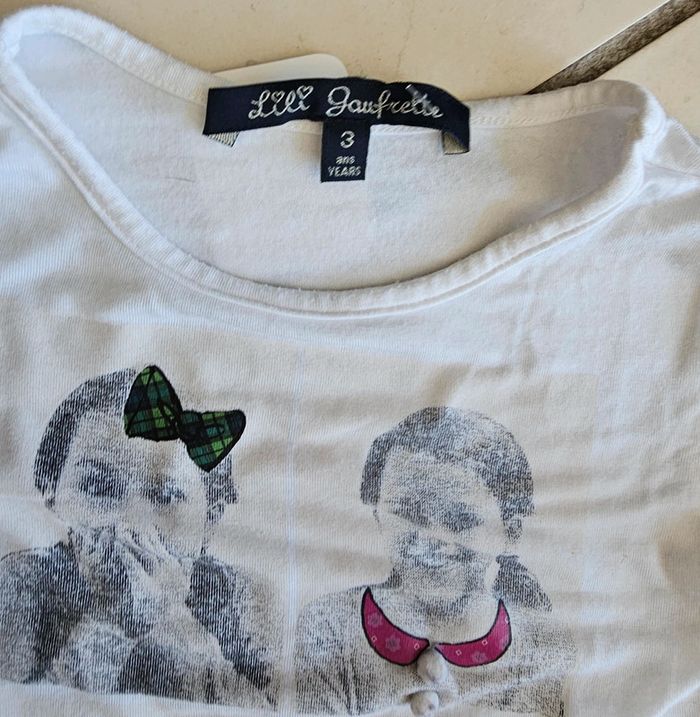 T shirt lili gaufrette 3 ans - photo numéro 2