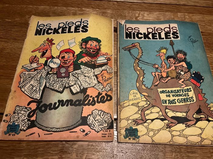 2 albums les pieds nickelés