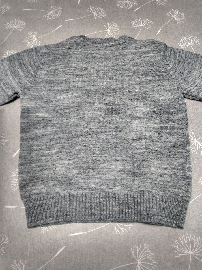 Pull gris chiné - photo numéro 4