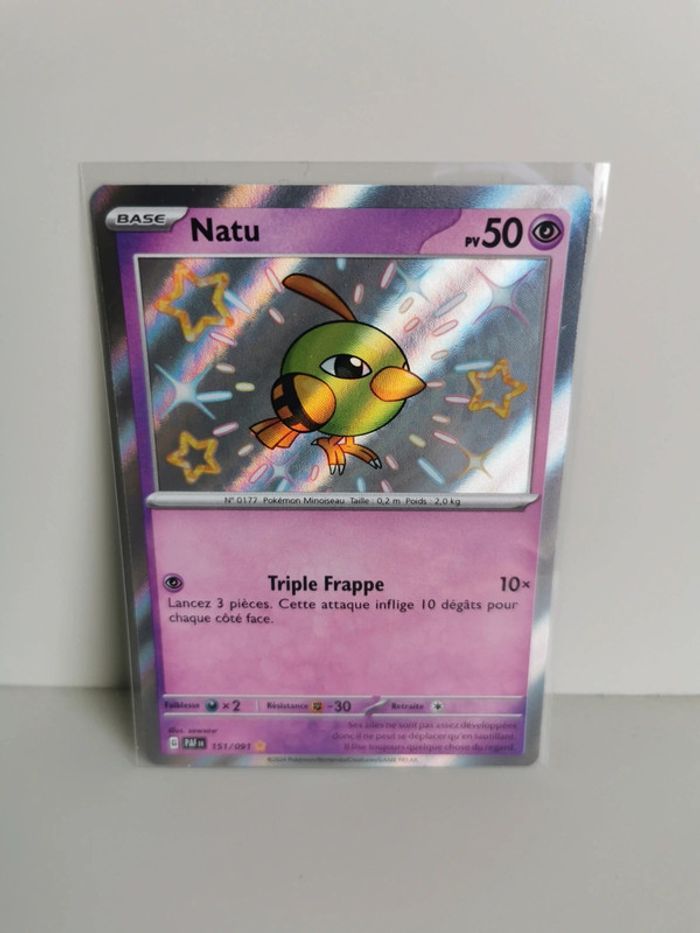 Carte Pokémon Natu 151/091 - photo numéro 3