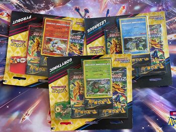 Lot 3 tripacks Zenith suprême en Artset Pokémon