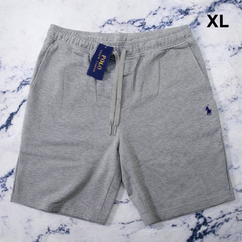 Short Ralph Lauren - Taille XL - Couleur Gris logo brodé violet - Neuf