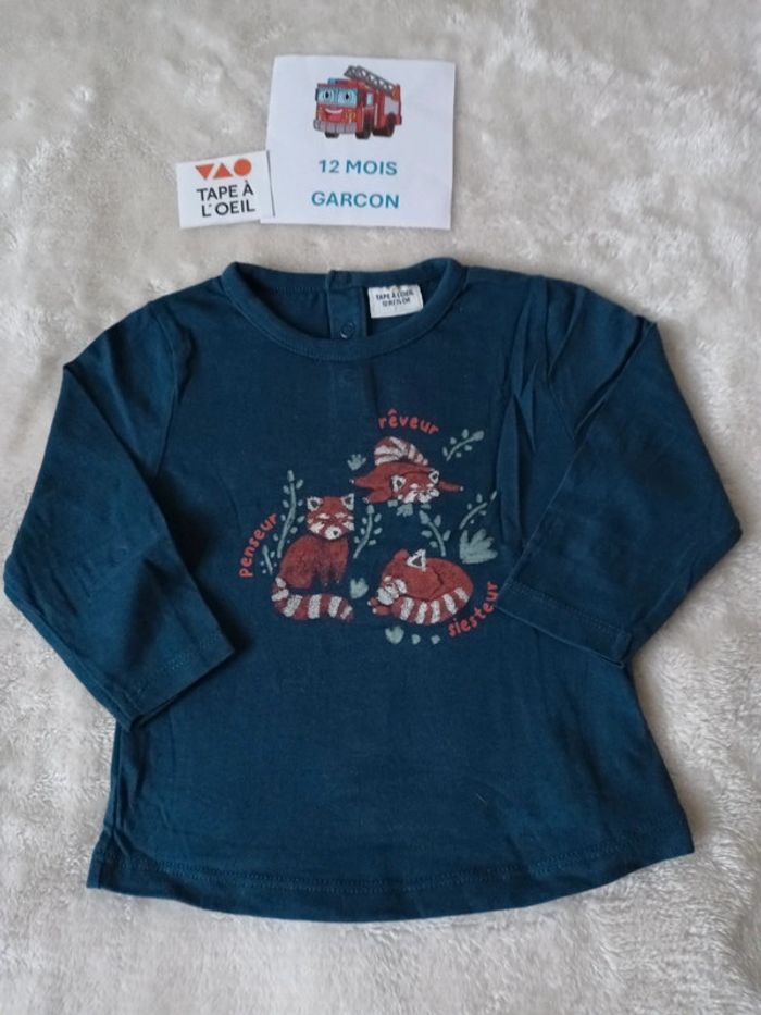 Tshirt 12 mois tape a l oeil