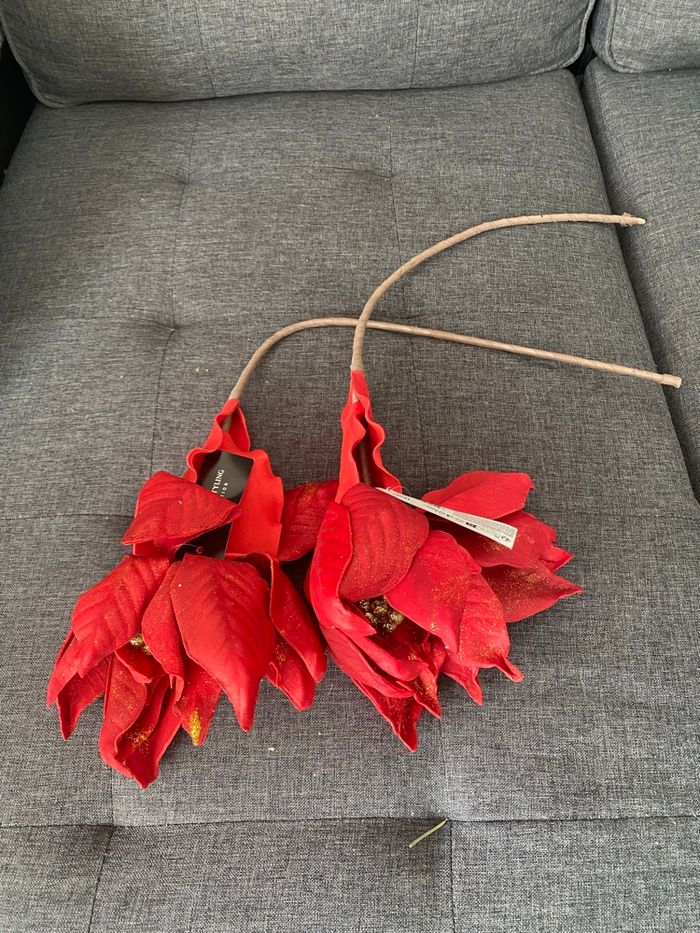 Fleur artificielle décorative x2 - photo numéro 3