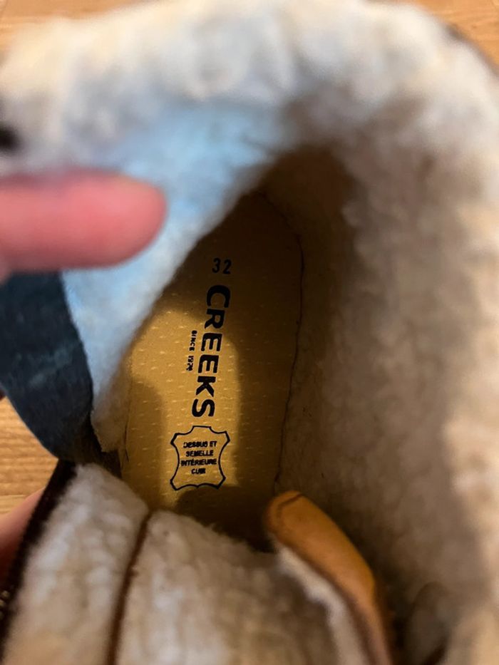 Bottines NEUFS en cuir pointure 32. - photo numéro 7