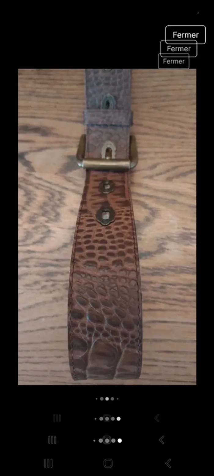 Ceinture Mondi cuir Marron 85cm Germany - photo numéro 18