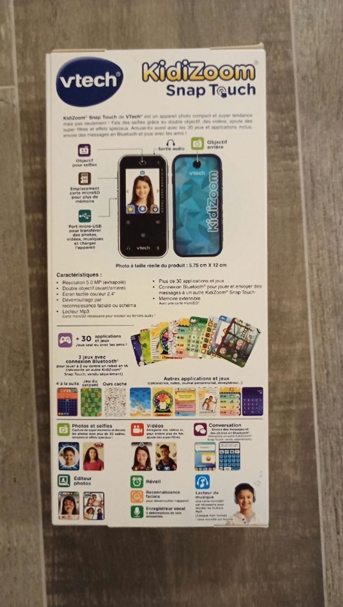Kidizoom Snap touch bleu NEUF - photo numéro 3
