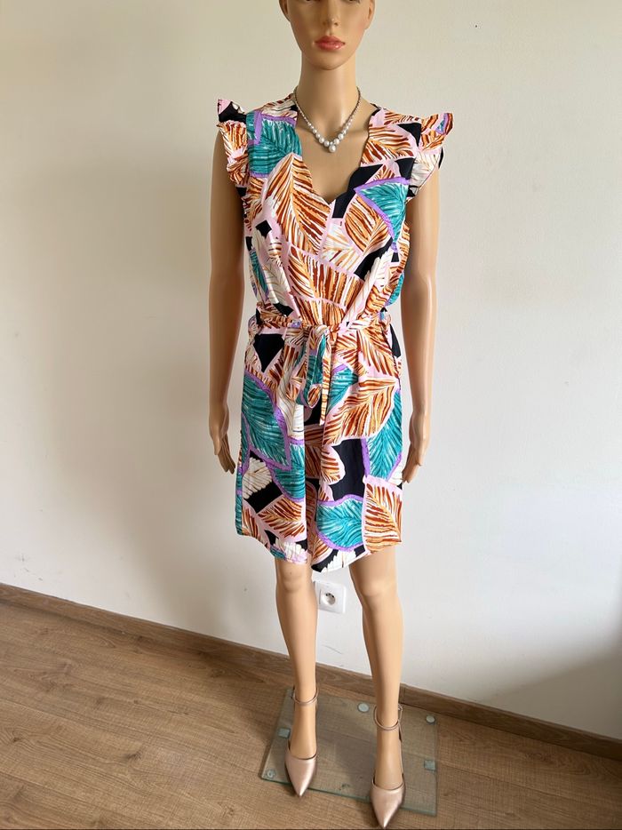 Robe imprimée neuve sans manches Ikoone & Bianka taille S/M - photo numéro 3
