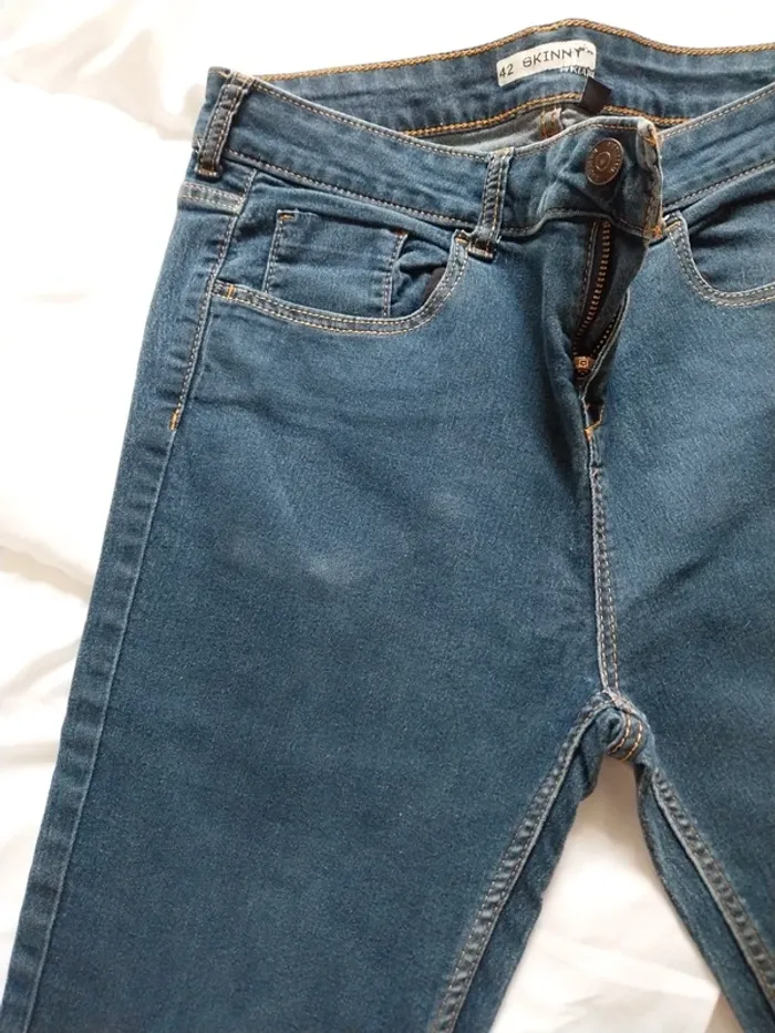 Jean skinny femme taille 42 Kiabi - photo numéro 3