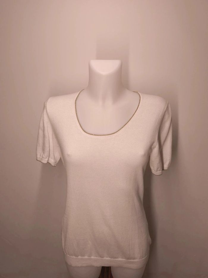 T-shirt Alberto Bini Femme Taille 4 Blanc