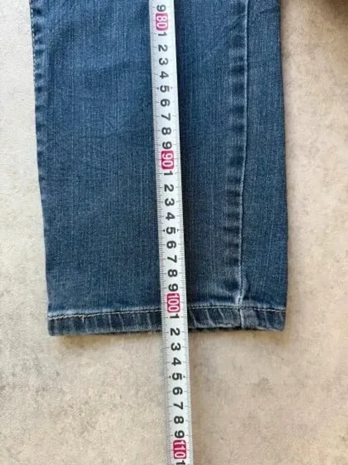 Jeans Levi's Mid Rise Skinny W31 FR40 L32 coupe skinny bleu Femme Women pan551b - photo numéro 4
