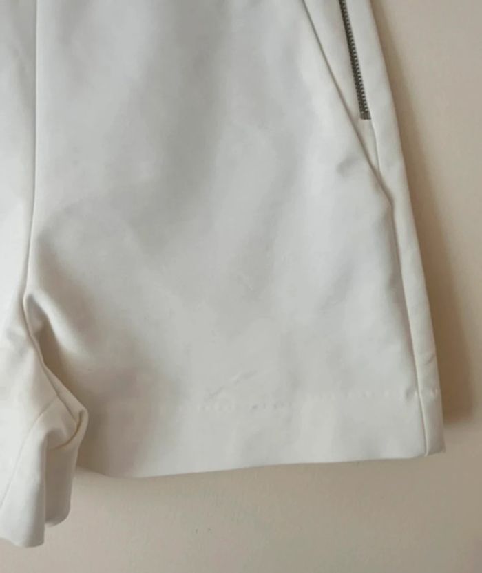 Short taille haute, blanc, Zara - photo numéro 4