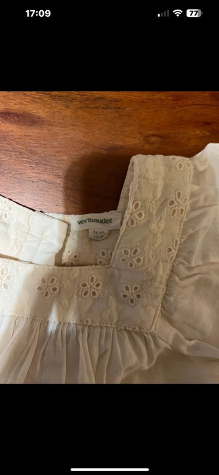 Ensemble short tee shirt fille 12 mois - photo numéro 5