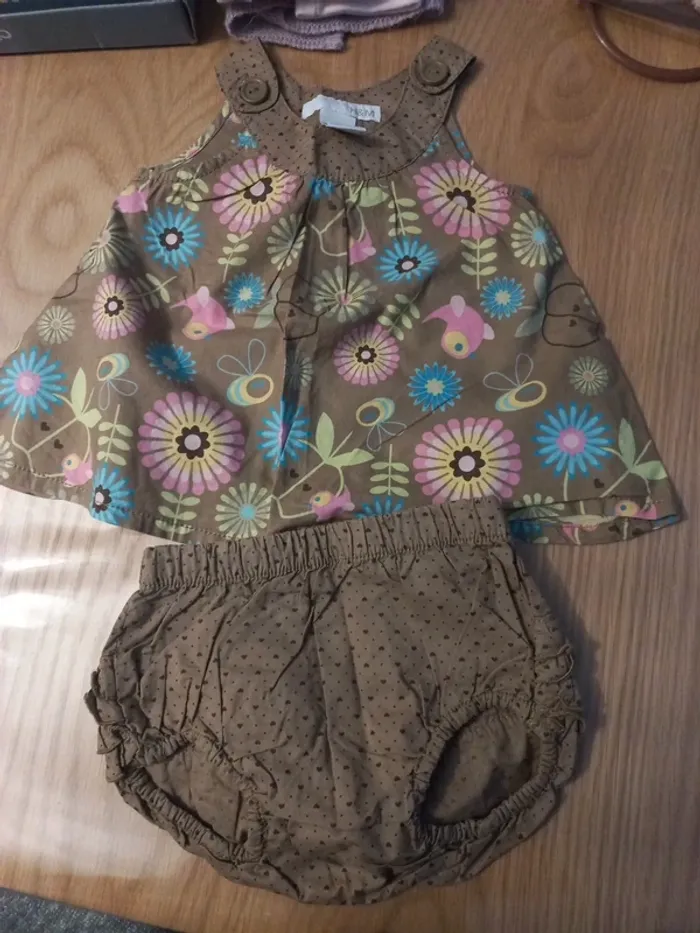 Robe été bébé 1 mois
