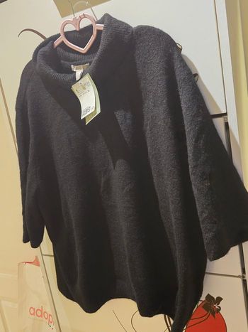 Pull à col roulé / manches courtes noir T.XL 44-46 H&M neuf