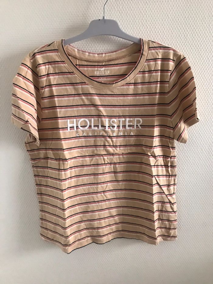 Tee shirt Hollister rayé